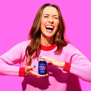 Focus Gummies being held by woman