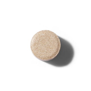 Round iron supplement tablet 